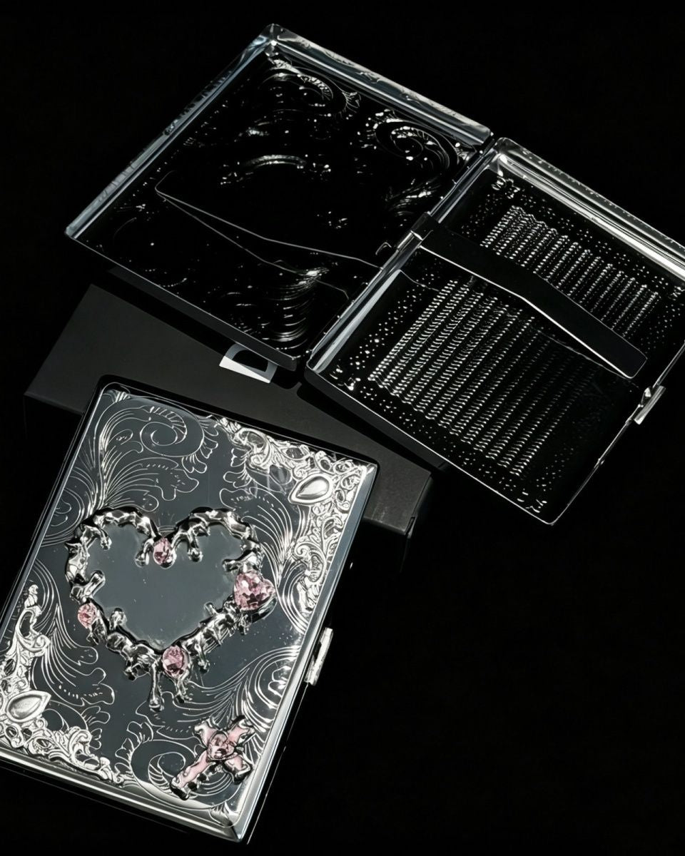 Thornheart — Gothic Mirror Cigarette Case