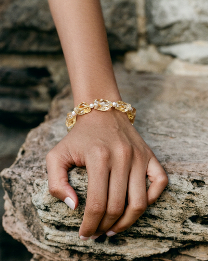 Golden Facet — Golden Stone Bracelet