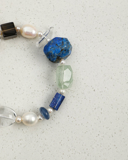 Clear Azure — Stone Facet Bracelet