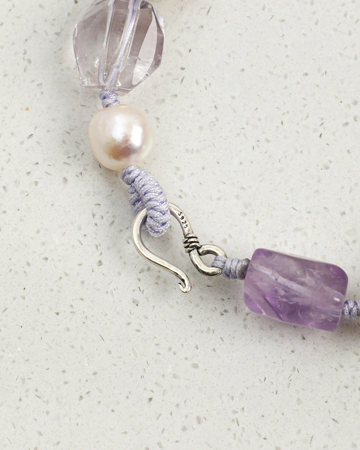 Violet Rhythm — Pearl Tide Bracelet