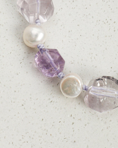 Violet Rhythm — Pearl Tide Bracelet