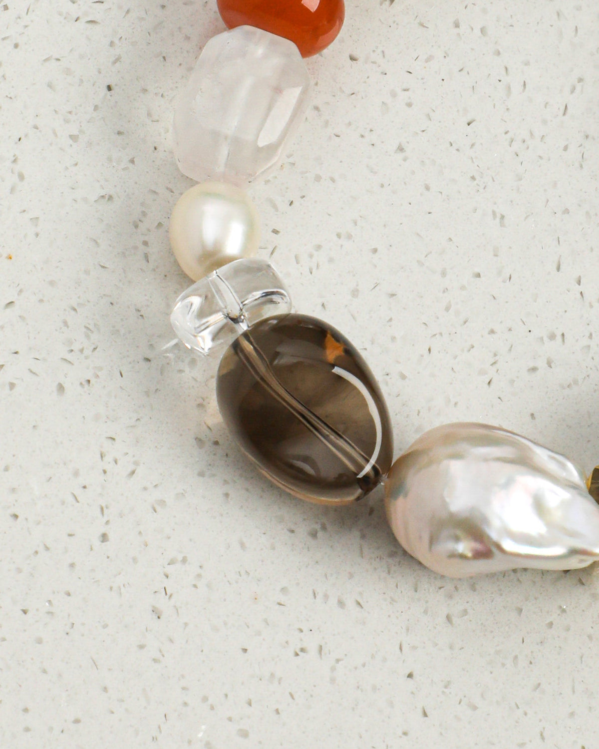 Inkstone Glow — Stone Mosaic Bracelet