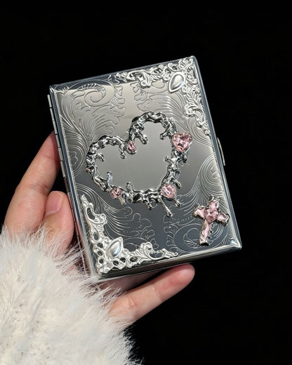Thornheart — Gothic Mirror Cigarette Case