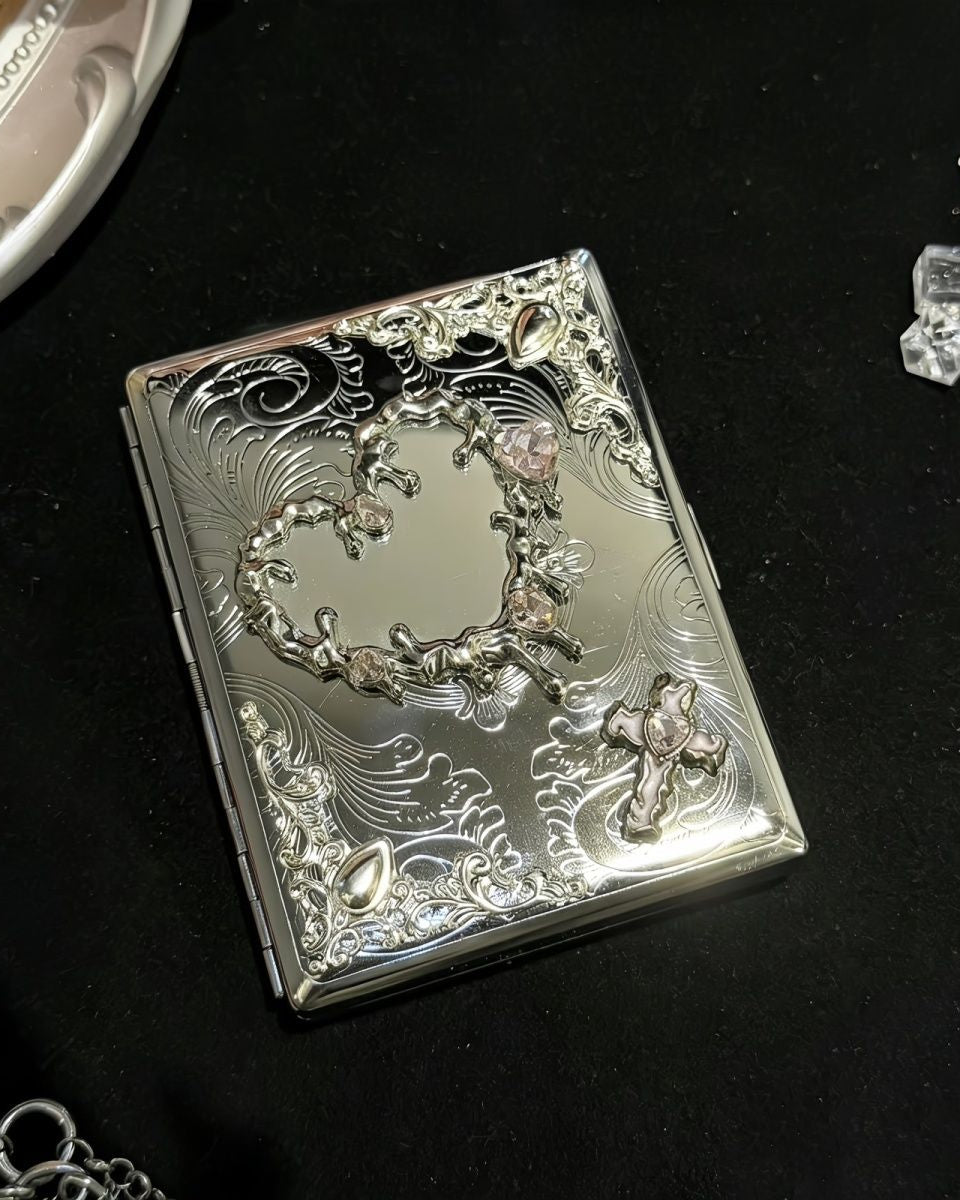 Thornheart — Gothic Mirror Cigarette Case