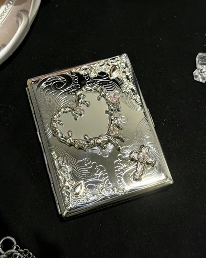 Thornheart — Gothic Mirror Cigarette Case