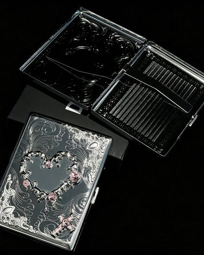 Thornheart — Gothic Mirror Cigarette Case
