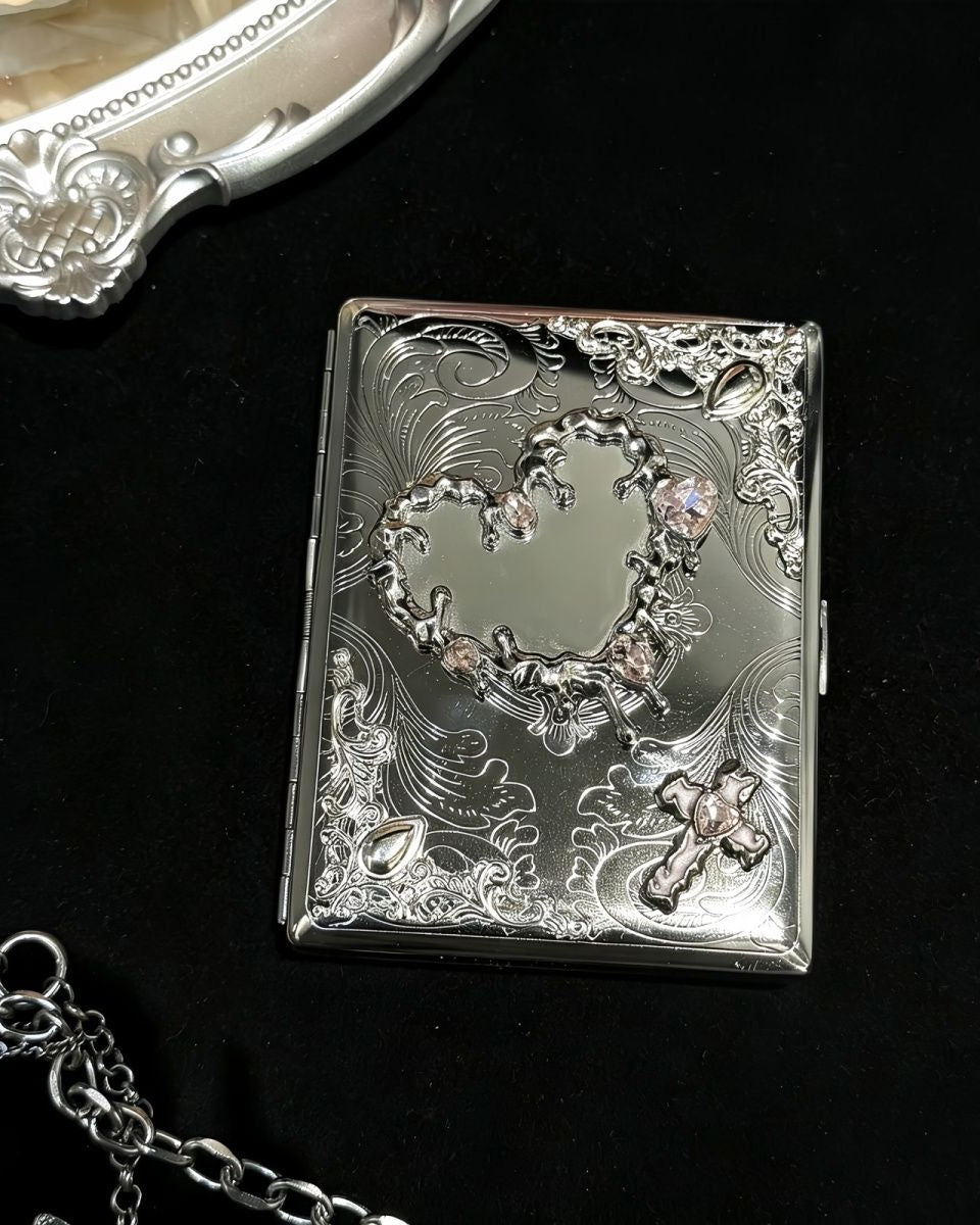 Thornheart — Gothic Mirror Cigarette Case