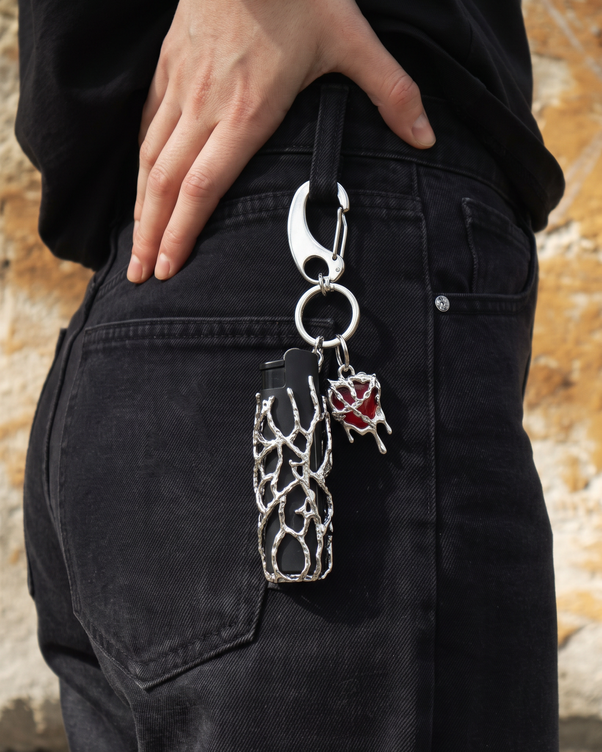 Thornbound — Metal Lighter Case Bag Charm