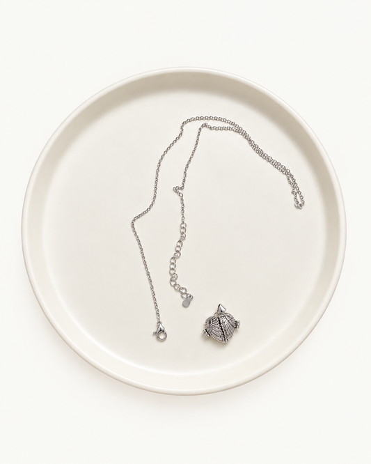 Seraphine — Angel Wing Heart Locket Necklace