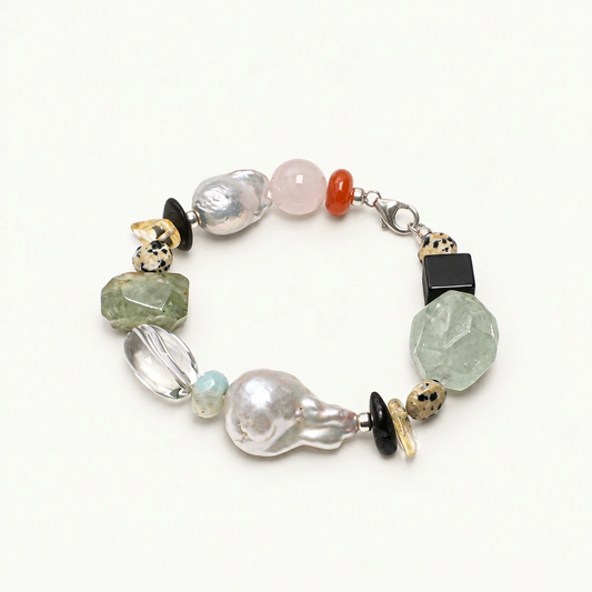 Wildwood — Gathered Gems Bracelet on ivory background