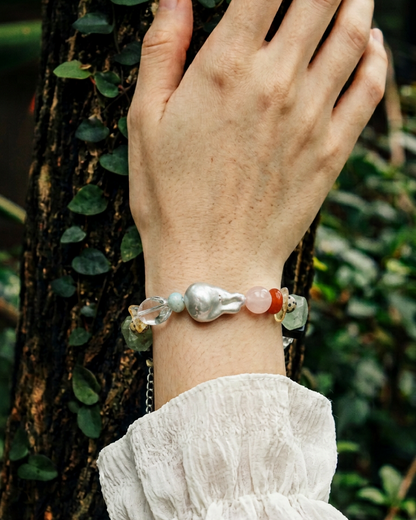 Wildwood — Gathered Gems Bracelet worn view