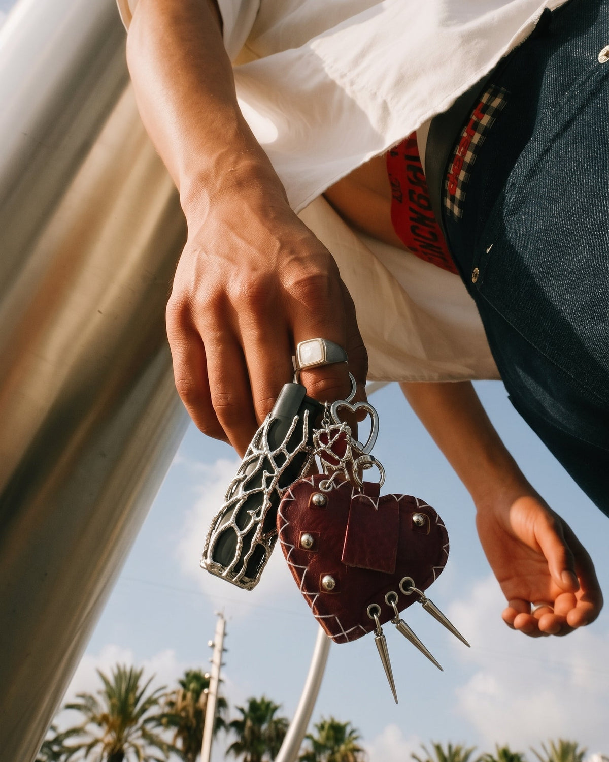 Thornbound — Metal Lighter Case Bag Charm