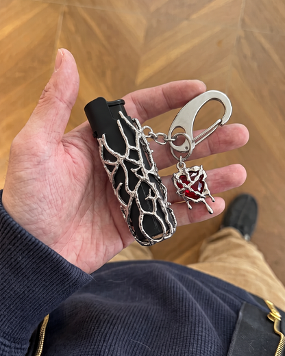 Thornbound — Metal Lighter Case Bag Charm