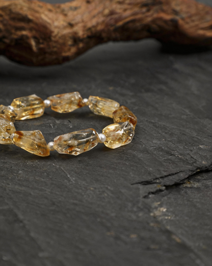 Golden Facet — Golden Stone Bracelet