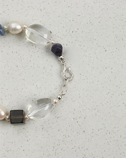 Clear Azure — Stone Facet Bracelet